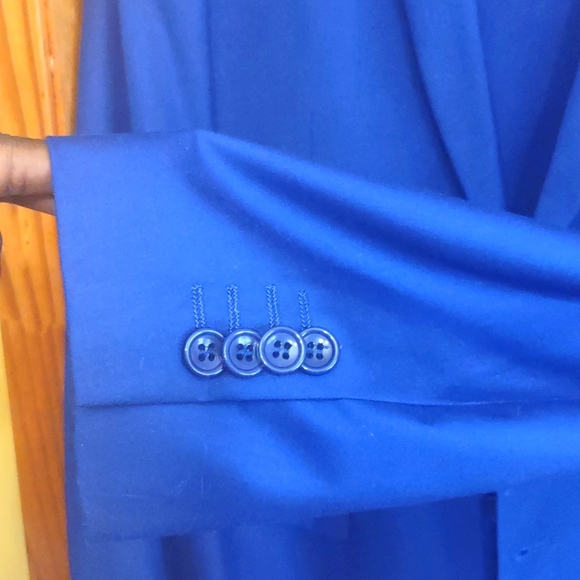 Excellent condition Tazio Italian Men Deep Blue Suit - Picture 3 of 11